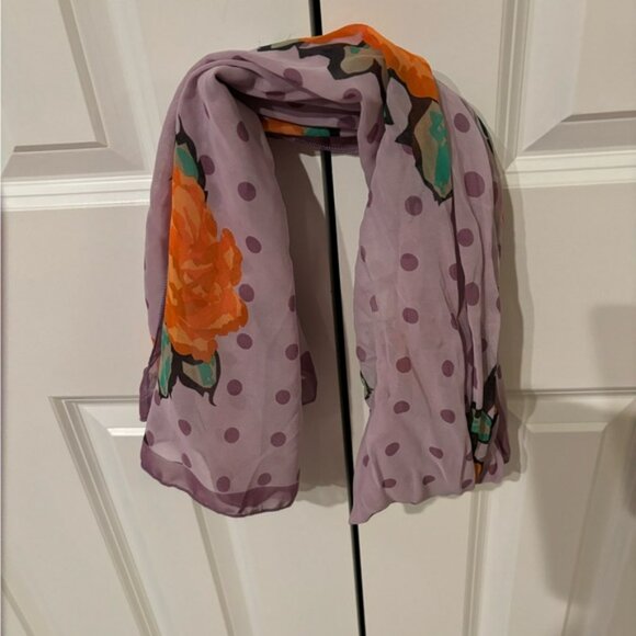 ALDO Mauve Rope Strap Style Soft Handbag with Scarf - Picture 8 of 14